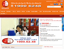 Tablet Screenshot of luathongthai.com